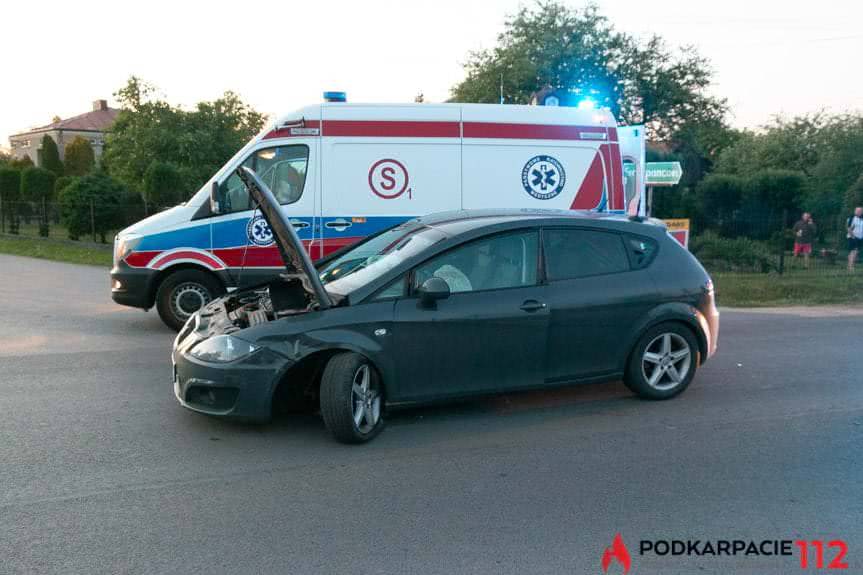 Zderzenie na skrzyżowaniu w Świerzowej Polskiej