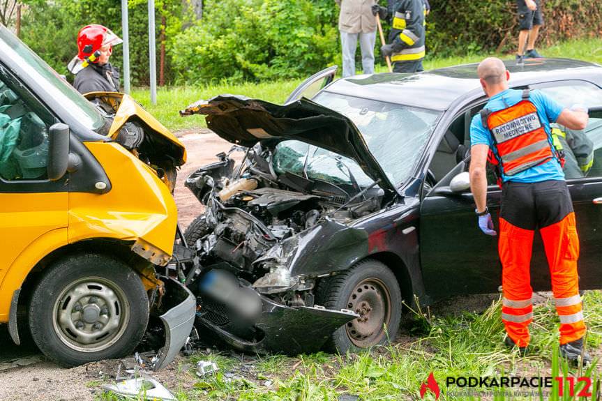 Poważny wypadek w Czarnorzekach