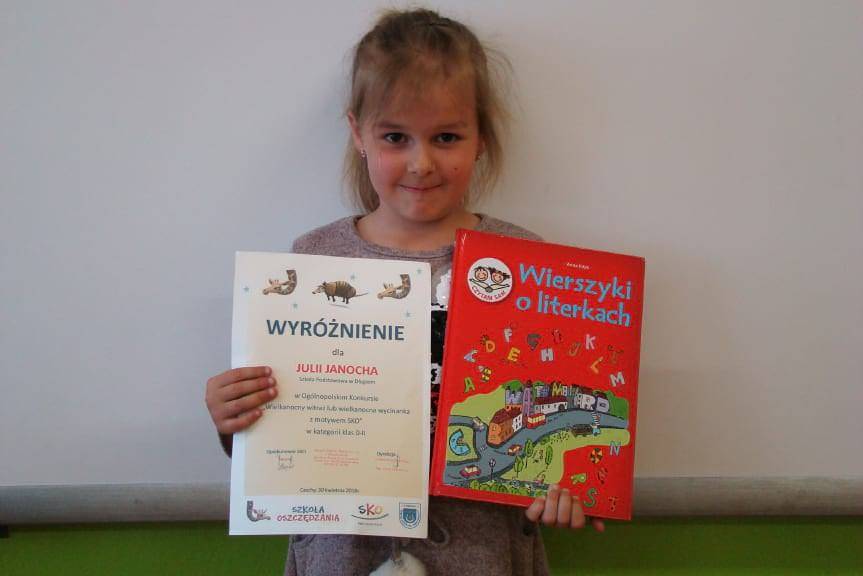 Julka laureatką  Ogólnopolskiego Konkursu Plastycznego