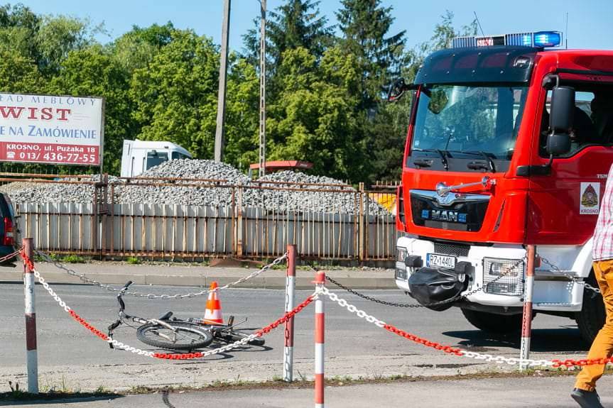 Rowerzysta potrącony na "zetce"