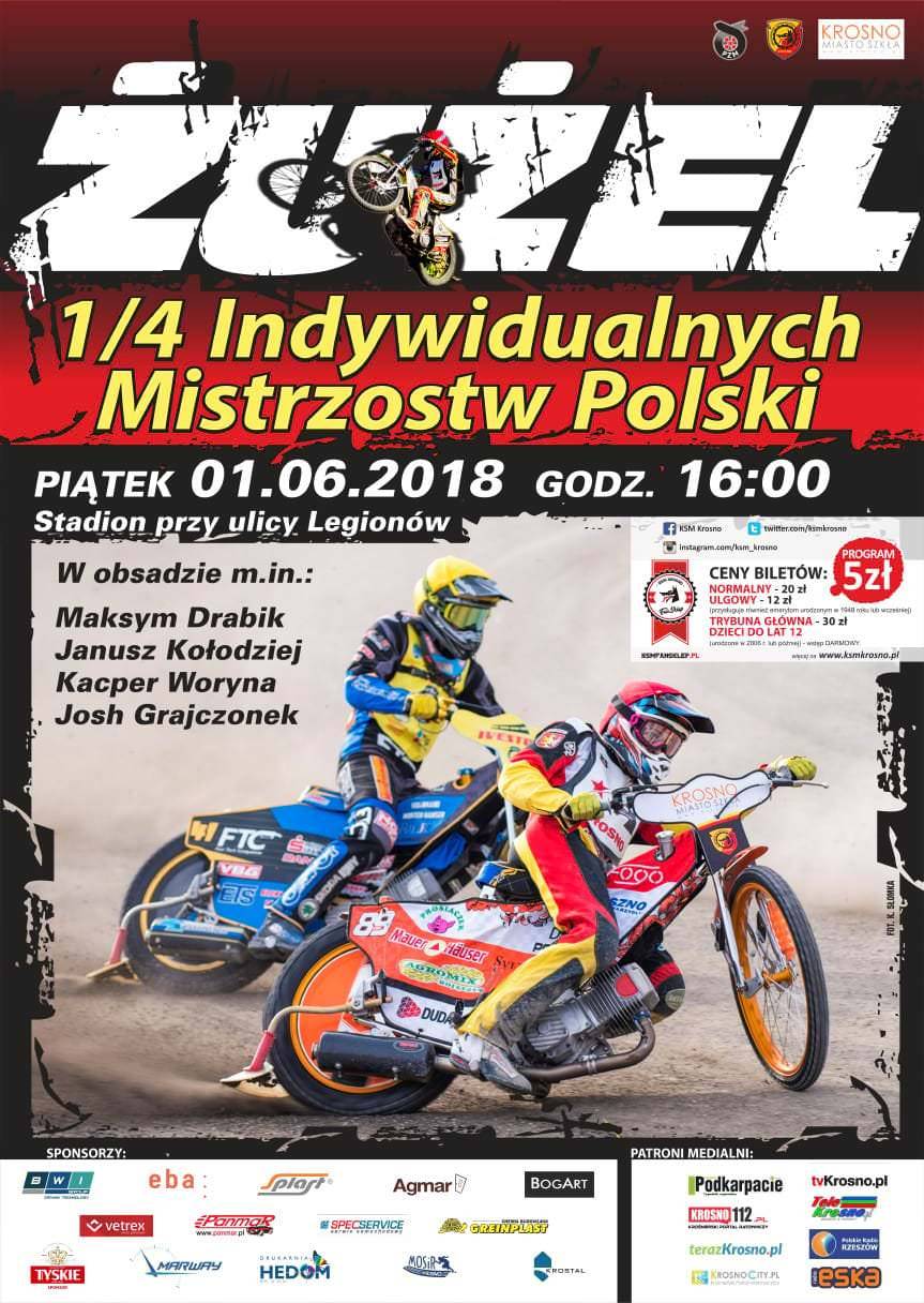 W piątek odbędzie się ćwierćfinał indywidualnych mistrzostw Polski