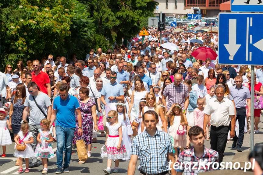 Procesja Bożego Ciała przeszła ulicami Krosna 