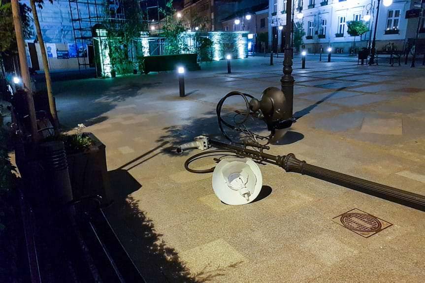 Tirem uszkodził infrastrukturę