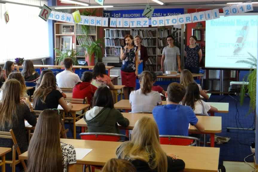 Krośnieńscy Mistrzowie Ortografii 2018 już wyłonieni