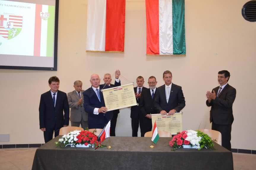 Jubileusz współpracy pomiędzy Powiatem Krośnieńskim a XVII Dzielnicą Budapesztu