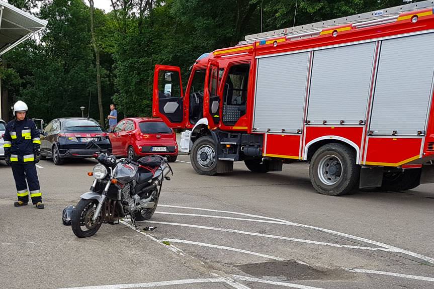 Wypadek 16-latka na motocyklu