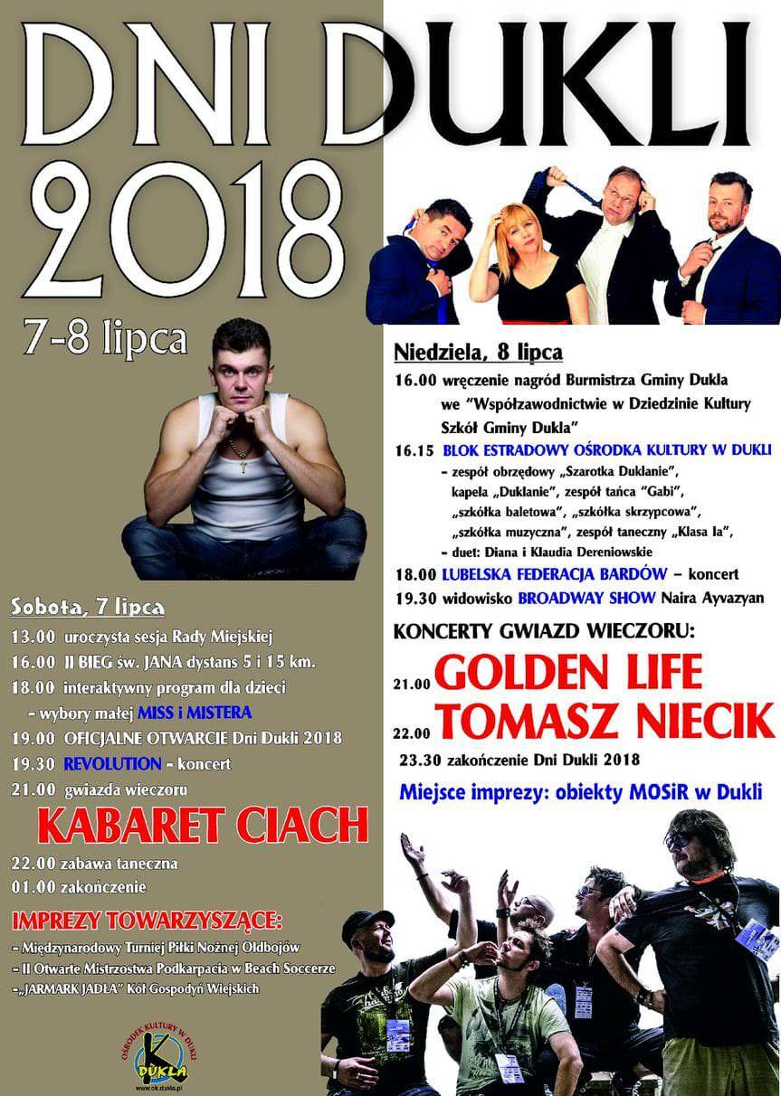 Dni Dukli 2018. Znamy program tegorocznej imprezy