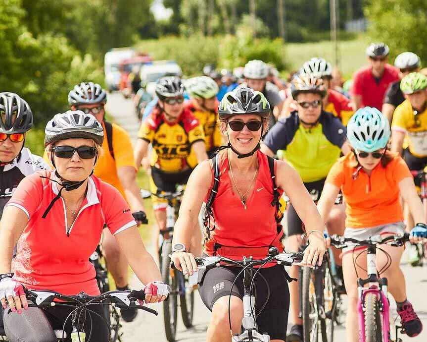 IV rajd rowerowy przejechał przez miejscowości Gminy Jedlicze