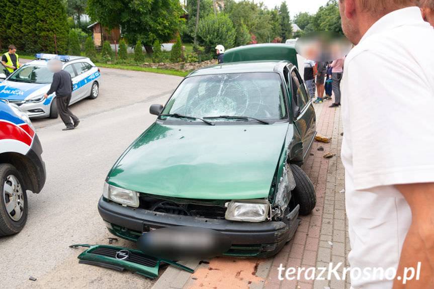 Potrącenie pieszego w Kobylanach