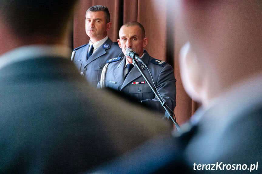 Święto Policji w Krośnie. Mundurowi odebrali awanse