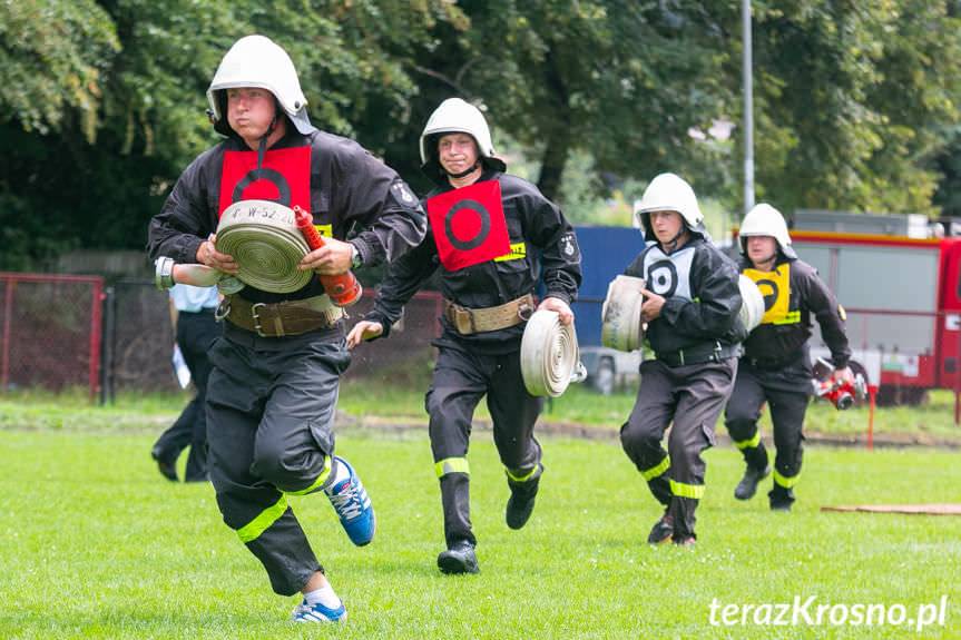 Gminne zawody sportowo - pożarnicze w Rymanowie