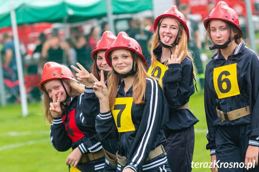 Gminne zawody sportowo - pożarnicze w Rymanowie