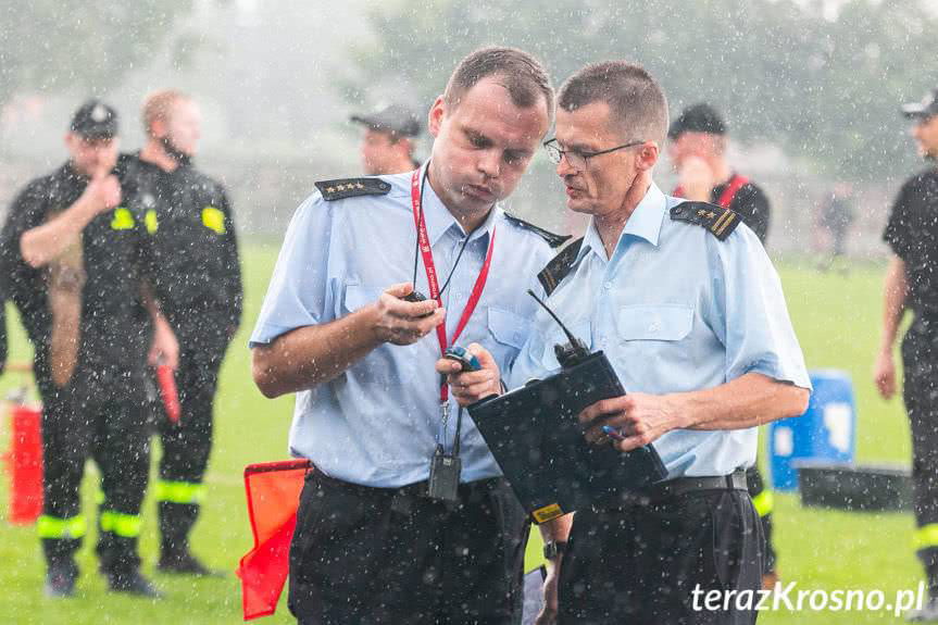 Gminne zawody sportowo - pożarnicze w Rymanowie