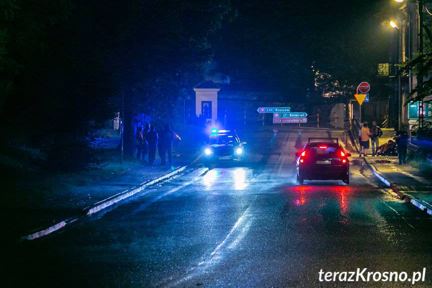 Nietrzeźwy wtargnął pod koła motocykla