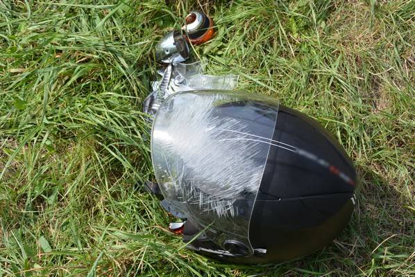 Wypadek w Głojscach. Motocyklista zderzył się z jeleniem