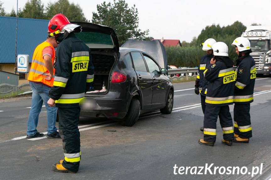 Zderzenie dwóch samochodów w Równem