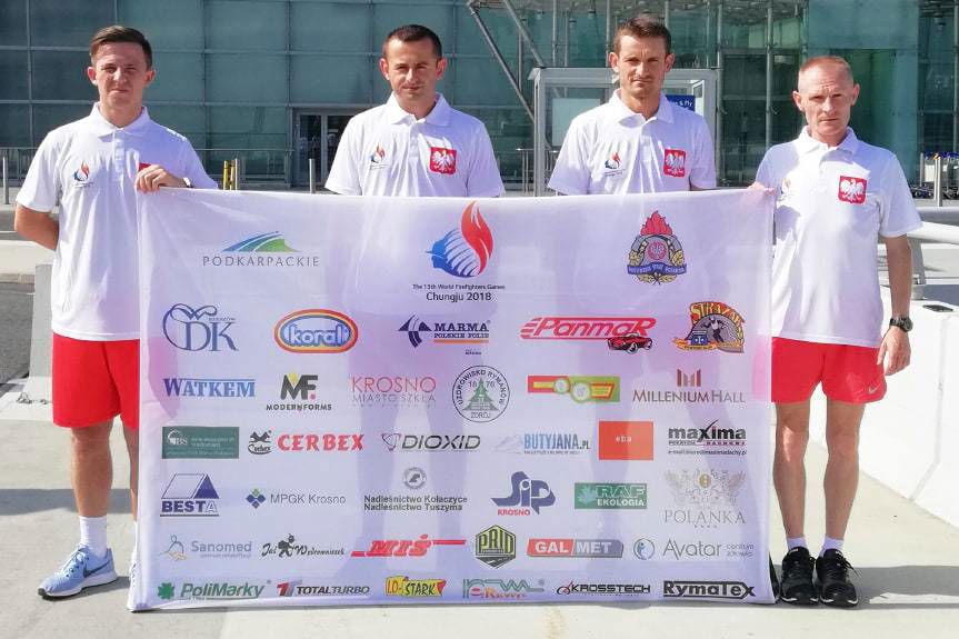 Strażacy z Krosna w drodze do Korei Południowej