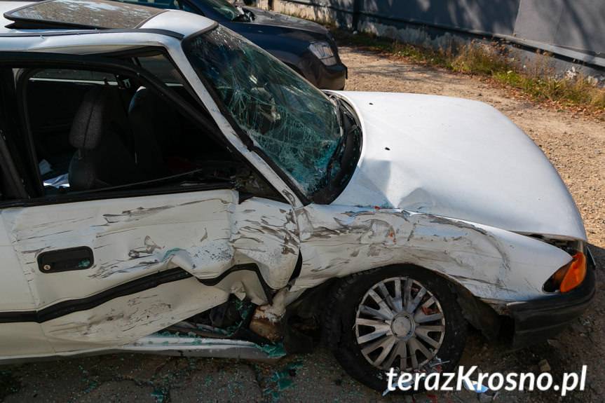 Poważny wypadek na Pużaka w Krośnie