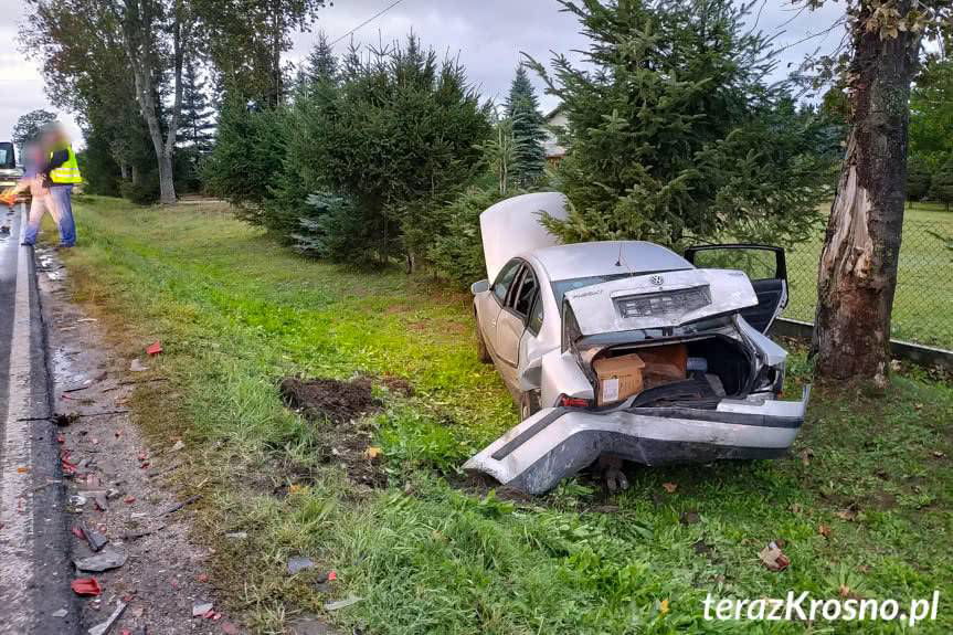 Wypadek w Bajdach, zderzyły się trzy samochody