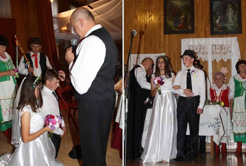 Przedstawienie obrzędowe w Wietrznie