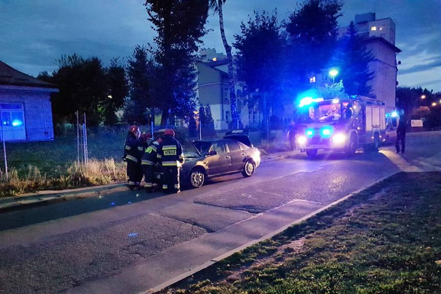 Audi zapaliło się podczas jazdy