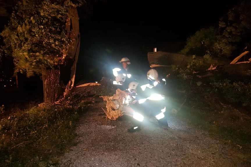 Strażacy podsumowali interwencje związane z silnym wiatrem