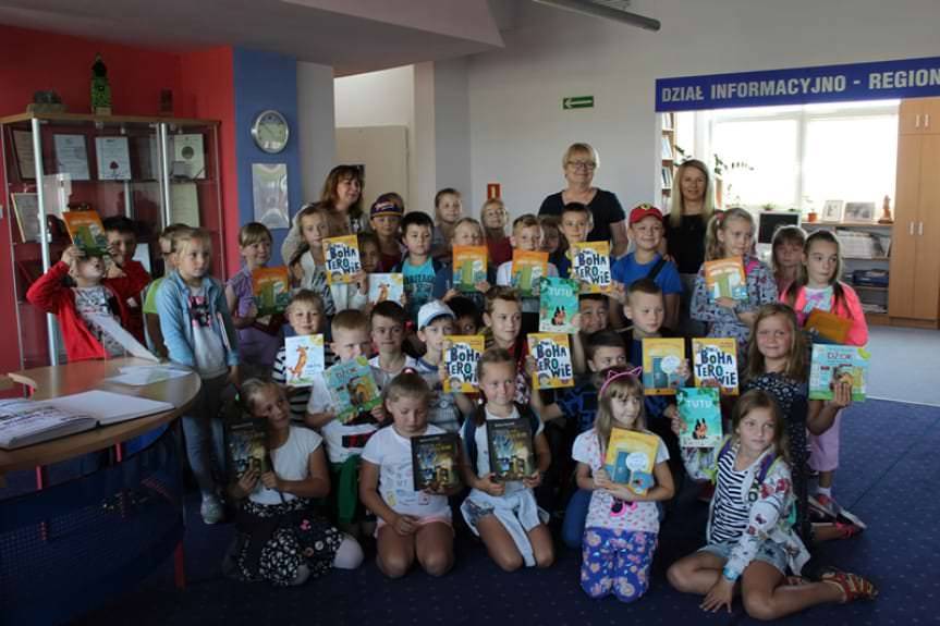 Dzieci spotkały się z Barbarą Gawryluk