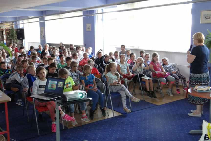 Dzieci spotkały się z Barbarą Gawryluk