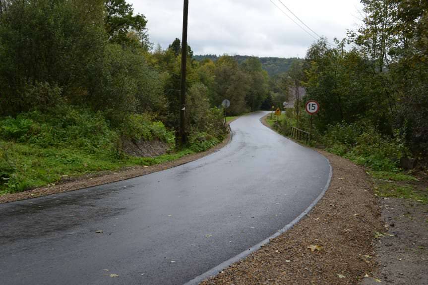 Nowa droga w Zawadce Rymanowskiej