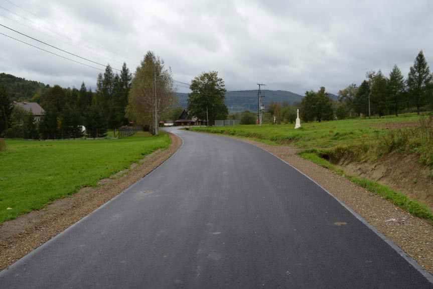 Nowa droga w Zawadce Rymanowskiej