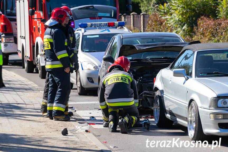 Zderzenie na Pelczara w Korczynie
