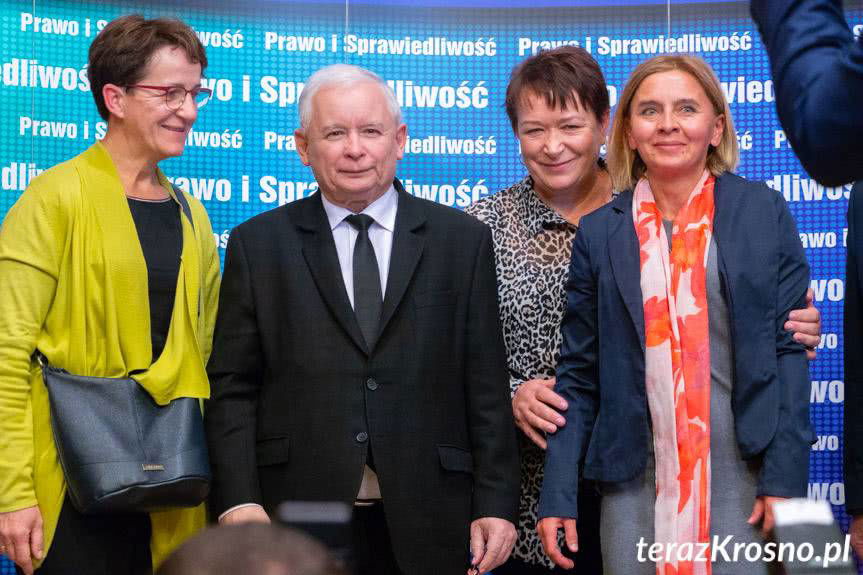 Jarosław Kaczyński w Krośnie. Konwencja PiS w Szkole Muzycznej