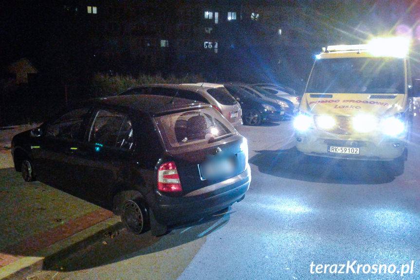 Pijany jechał samochodem bez dwóch opon
