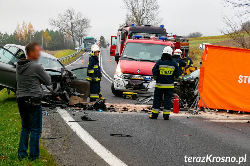 Wypadek w Sieniawie, ofiara to 70-latek