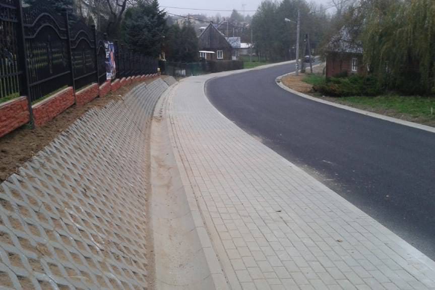 Droga po remoncie w Klimkówce już gotowa