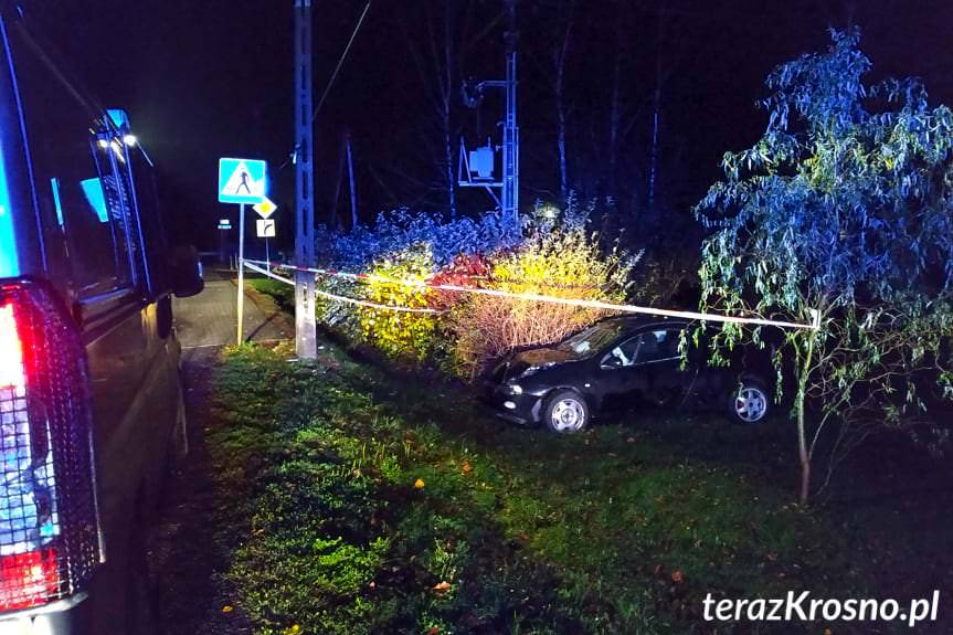 Nocny wypadek w Głowience