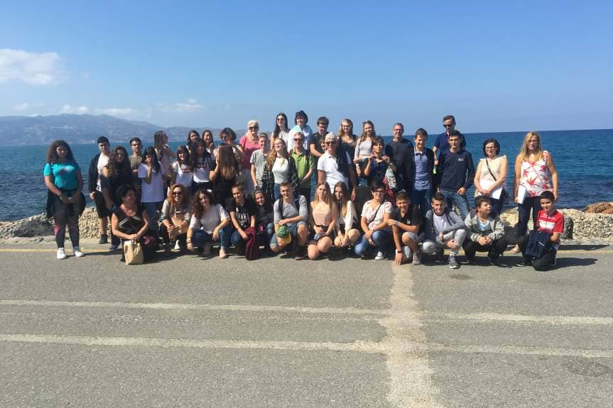 Uczniowie z Iwonicza w ramach wymiany na Krecie 