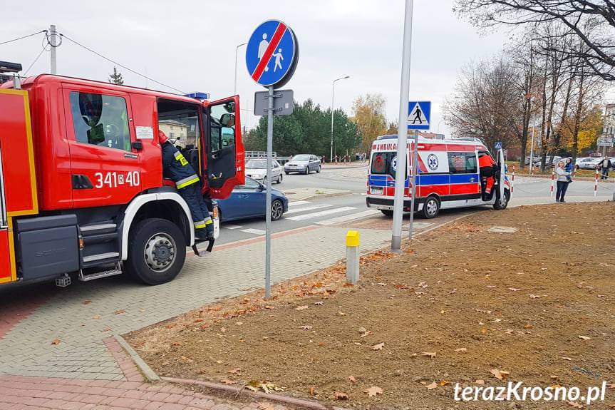 Kolizja na węźle "Guzikówka"