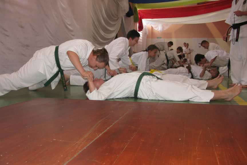 Zawodnicy KKK Karate na zgrupowaniu w Lubeni