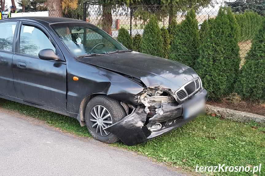 Zderzenie dwóch osobówek i autobusu w Odrzykoniu