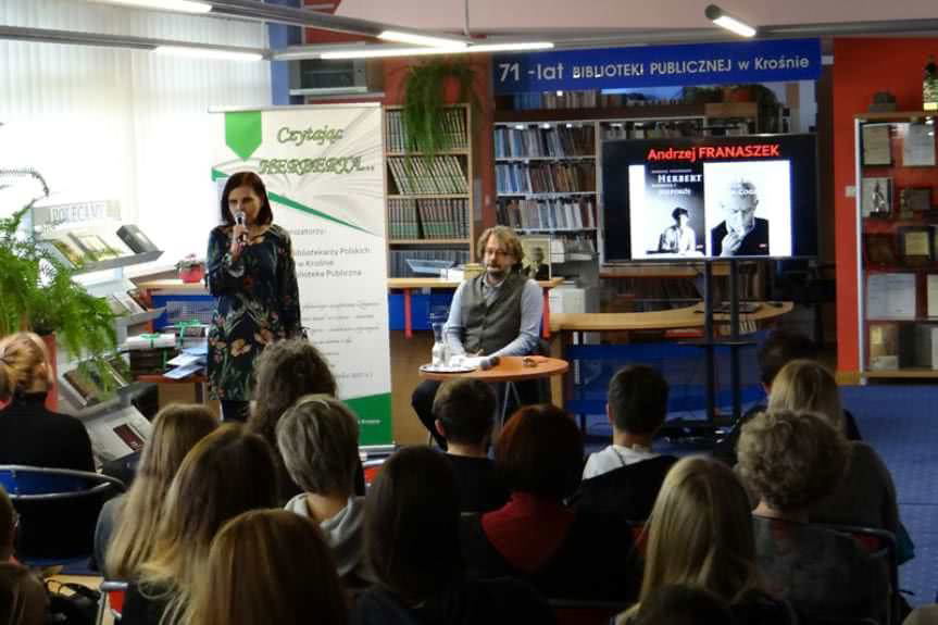 Herbert według Franaszka w krośnieńskiej bibliotece
