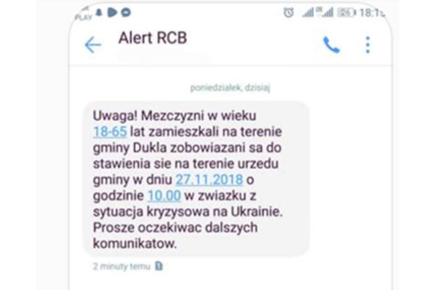 Ktoś podszywa się za Rządowe Centrum Bezpieczeństwa