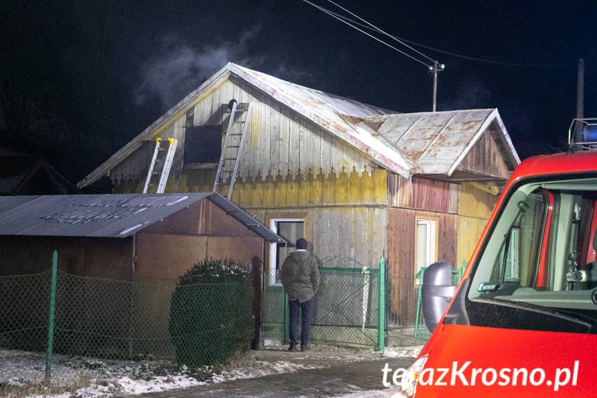 Posada Górna. Pożar w budynku mieszkalnym