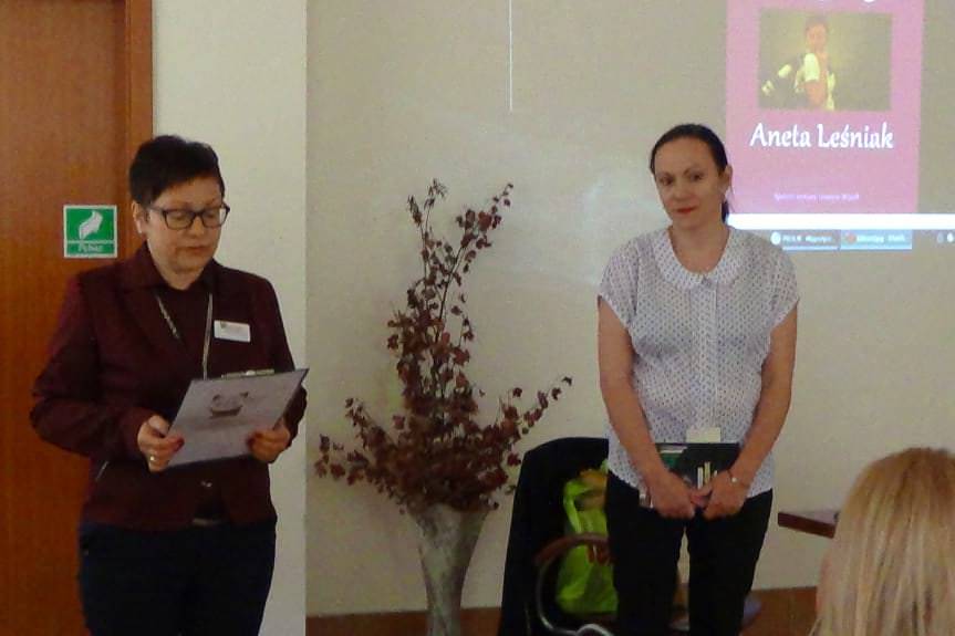 Aneta Leśniak spotkała się z licealistami