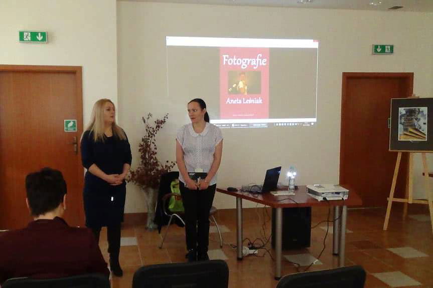 Aneta Leśniak spotkała się z licealistami