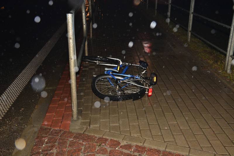 Rowerzysta potrącony na pasach