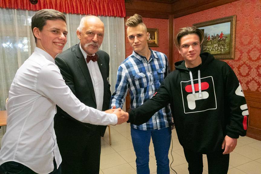 Janusz Korwin-Mikke w Krośnie [WIDEO, ZDJĘCIA]