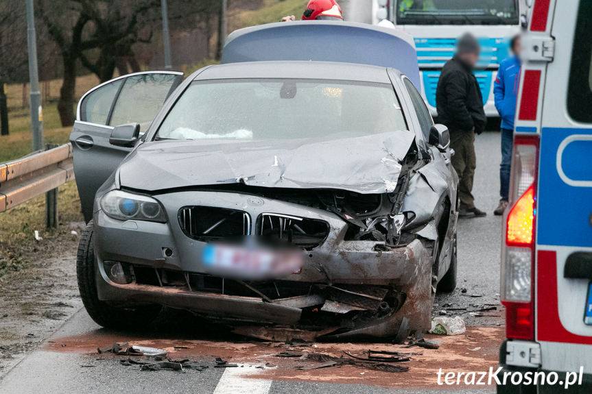 Wypadek w Lipowicy na DK19