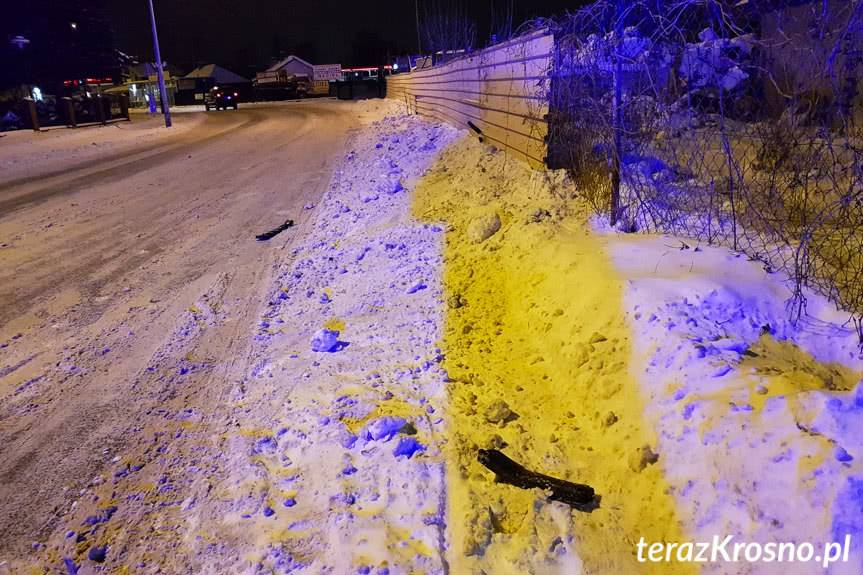 Pijany 36-latek sprawcą kolizji drogowej. Próbował uciekać