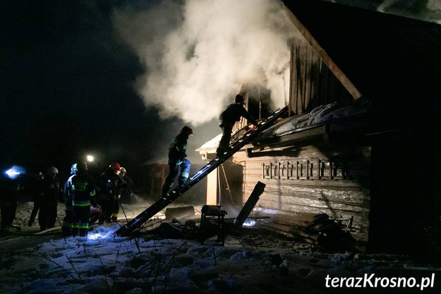 Pożar domu w Teodorówce